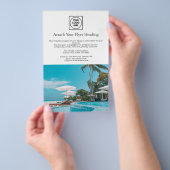 Modern Minimalistisch Logo | Schoon Zakelijk Brand Flyer (Hand)