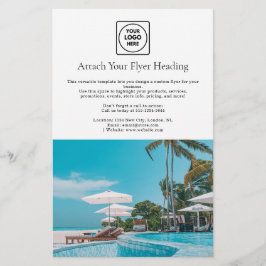 Modern Minimalistisch Logo | Schoon Zakelijk Merk Flyer