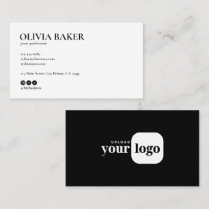 Modern Minimalistisch Logo & Sociale Media Iconen Visitekaartje