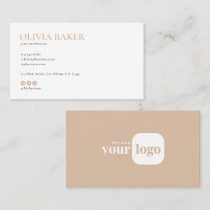 Modern Minimalistisch Logo & Sociale Media Iconen Visitekaartje