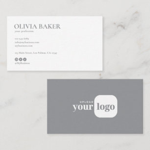 Modern Minimalistisch Logo & Sociale Media Iconen Visitekaartje