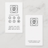 Modern Minimalistisch Logo | Zakelijk Loyalty Desi (Voorkant / Achterkant)