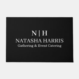 Modern Minimalistisch Logo Zakendoekmat Deurmat