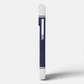 Modern minimalistisch marinemonogram Case-Mate iPhone case (Achterkant / Links)