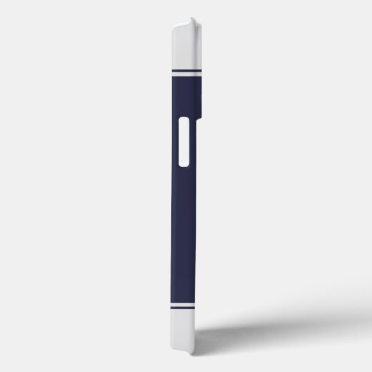 Modern minimalistisch marinemonogram Case-Mate iPhone case (Achterkant / Rechts)