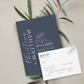 Modern minimalistisch marineverbod kaart