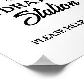 Modern Minimalistisch Medisch Afstuderen Drink Par Poster (Hoek)