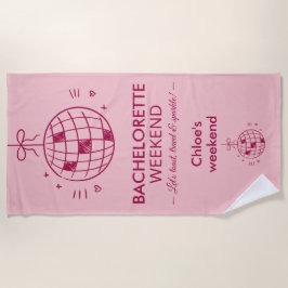 Modern Minimalistisch Meisjesuitje | Roze  Strandlaken