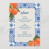 Modern minimalistisch menu (Voorkant)