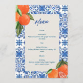 Modern minimalistisch menu (Voorkant)