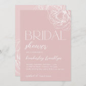 Modern minimalistisch modern Vrijgezellenfeest Kaart (Voorkant / Achterkant)