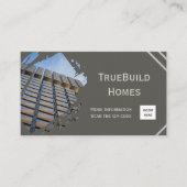 Modern minimalistisch monochroom visitekaartje (Voorkant)