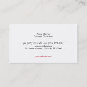 Modern Minimalistisch Monogram Goud en Zwart Visitekaartje (Achterkant)