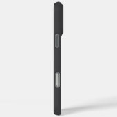 Modern Minimalistisch Monogram Grijs Case-Mate iPhone Case (Achterkant / Rechts)