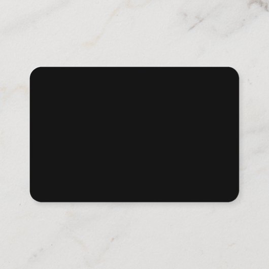 Modern minimalistisch monogram grijs op wit visitekaartje (Achterkant)