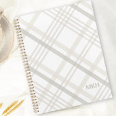 Modern minimalistisch monogram Initiaal Elegant Pl Planner