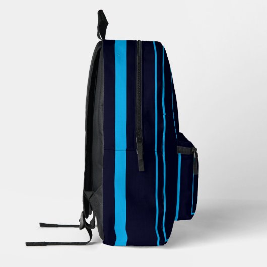 Modern minimalistisch monogram Initiaal, verjaarda Bedrukte Rugzak (Links)