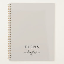 Modern Minimalistisch Monogram Neutraal Script