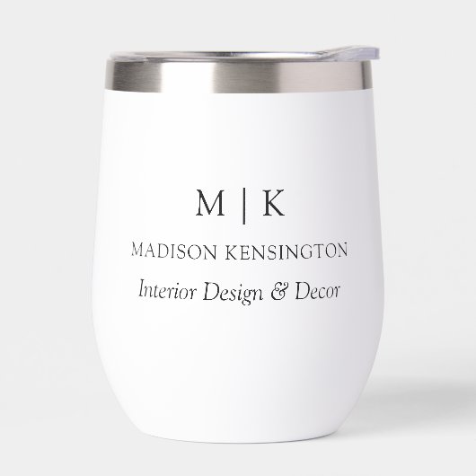 Modern minimalistisch monogram of Logo Business to (Links)