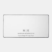 Modern minimalistisch monogram of Logo Business to Bureaumat (Voorkant)