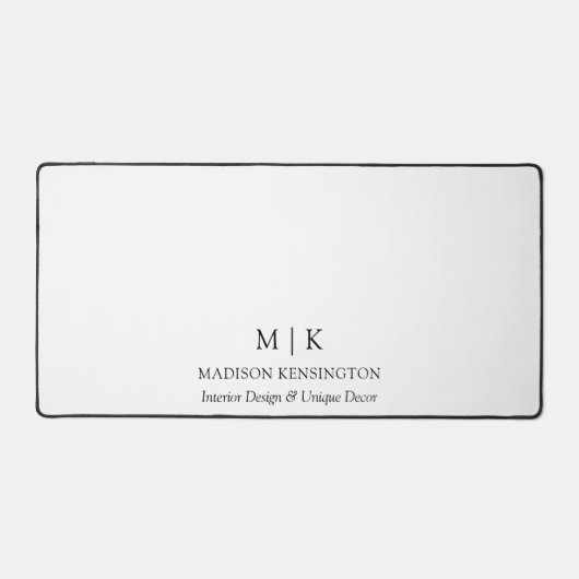 Modern minimalistisch monogram of Logo Business to Bureaumat (Voorkant)