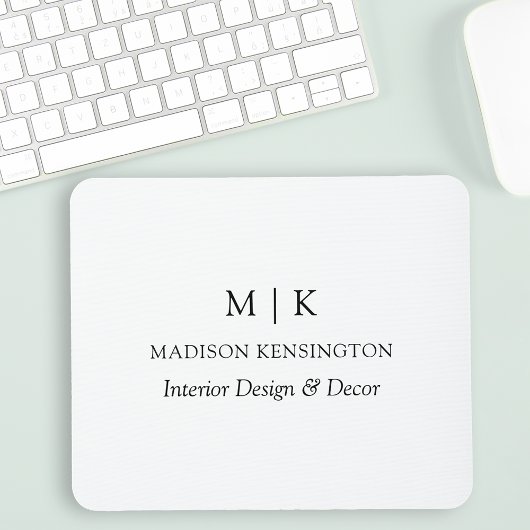 Modern minimalistisch monogram of Logo Business to Muismat