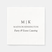 Modern minimalistisch monogram of Logo Business to Servet (Voorkant)