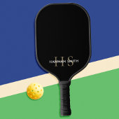 Modern minimalistisch monogram pickleball paddle