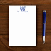 Modern Minimalistisch Monogram Post-it® Notes
