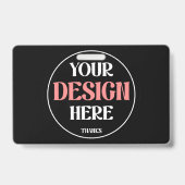 Modern Minimalistisch Monogram Professioneel Marke Badge (Voorzijde)