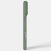 Modern minimalistisch monogram Sage Green Case-Mate iPhone Case (Achterkant / Rechts)