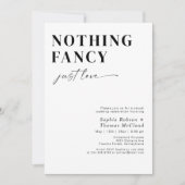 Modern minimalistisch niets Fancy gewoon liefdeshu Kaart (Voorkant)