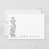 Modern minimalistisch notitiekaartje (Voorkant)