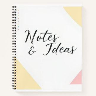 Modern minimalistisch notities en ideeën Notitiebo Notitieboek