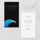 Modern minimalistisch oceaangolf Visitekaartje (Voorkant / Achterkant)