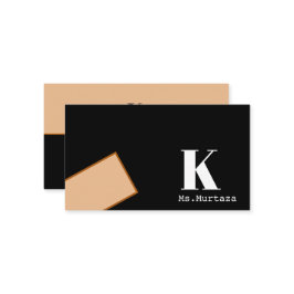 Modern minimalistisch onroerend goed visitekaartje