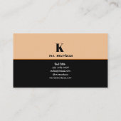 Modern minimalistisch onroerend goed visitekaartje (Achterkant)