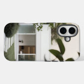 : Modern minimalistisch ontwerp van telefoonhoesje Case-Mate iPhone Case (Achterkant (horizontaal))