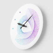 Modern minimalistisch ontwerp voor geometrie grote klok (Hoek)