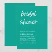 Modern Minimalistisch Perzisch Groen Vrijgezellenf Kaart (Voorkant / Achterkant)