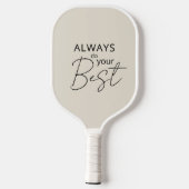 Modern minimalistisch pickleball paddle (Achterkant)