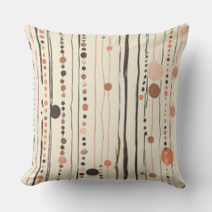 Modern minimalistisch polka lijnkussen – 16 "x16"  kussen