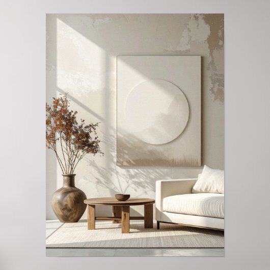 Modern minimalistisch poster (Voorkant)