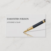 Modern minimalistisch procureur-generaal visitekaartje (Voorkant)