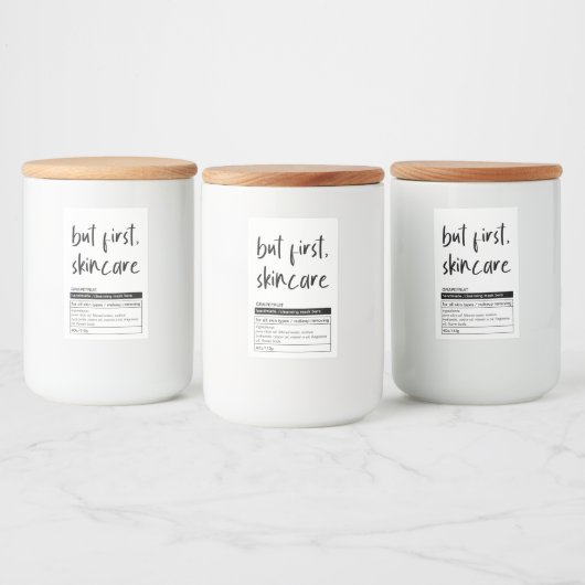 Modern minimalistisch productlabel voedselcontainer etiket (Flessen)