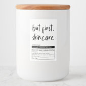 Modern minimalistisch productlabel voedselcontainer etiket (Voorkant)