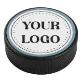 Modern minimalistisch Professional zwart Hockey Puck (3/4)