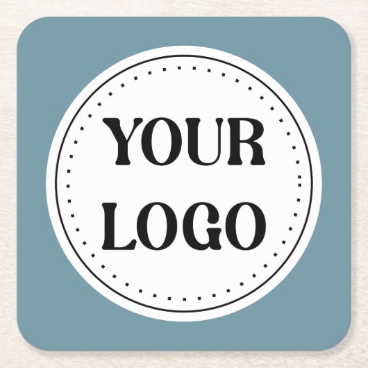 Modern minimalistisch Professional zwart Kartonnen Onderzetters (Voorkant)