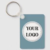 Modern minimalistisch Professional zwart Sleutelhanger (Voorkant)