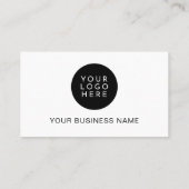 Modern Minimalistisch Professioneel Bedrijf Logo Visitekaartje (Achterkant)